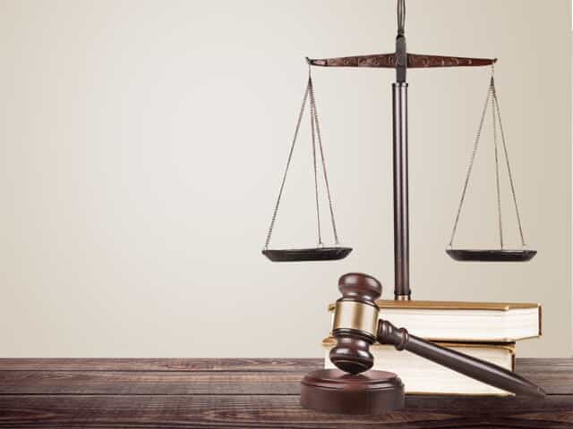 Judge's Gavel Symbolizing Criminal Receiving Verdict